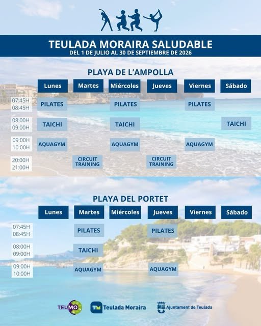 Viva la Vida Buena | Holiday homes Costa Blanca | Teulada Moraira saludable | Free sports on the beach